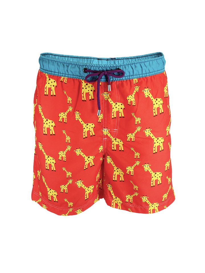UnaBux Badehose WATER GIRAFFE Bade-Shorts Speedo eng von UnaBux