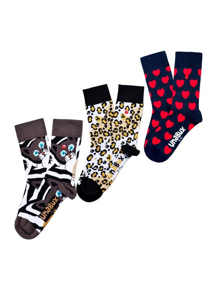 UnaBux Freizeitsocken Mix (3-Paar) von UnaBux