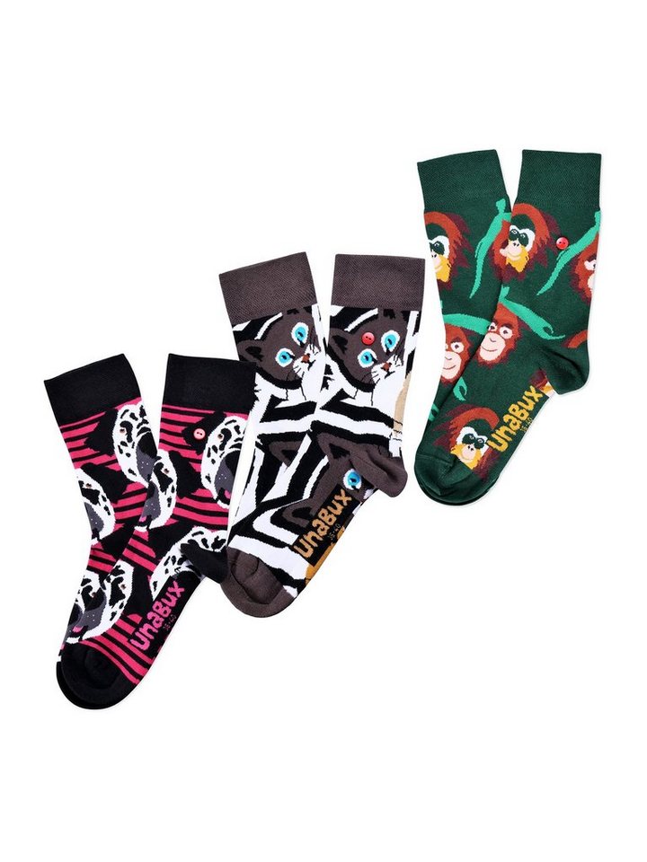 UnaBux Freizeitsocken Mix (3-Paar) von UnaBux