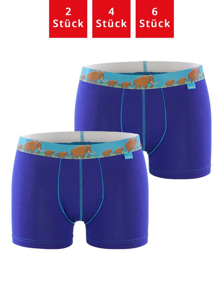 UnaBux Retro Boxer Premium Boxershorts Herren Retroshorts Unterhosen Trunks (2-St) (Packung, Set, Spar-Pack) Boxer Briefs Motiv von UnaBux