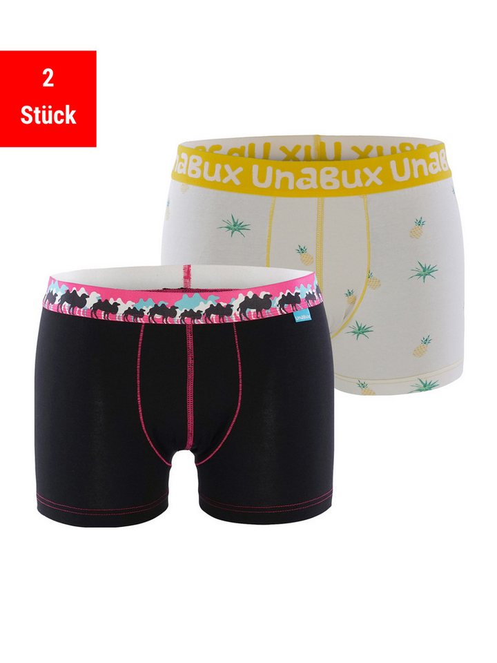 UnaBux Retro Pants Boxer Briefs CAMEL CARAVANE / RUPERT (2-St) von UnaBux