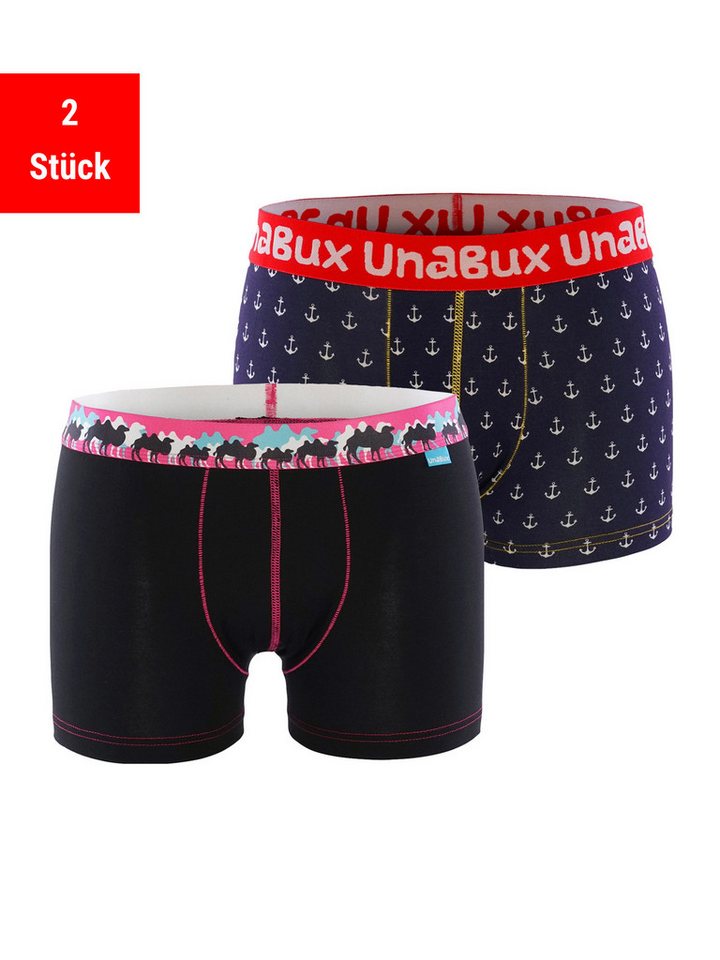 UnaBux Retro Pants Boxer Briefs CAMEL CARAVANE / RUPERT (2-St) von UnaBux
