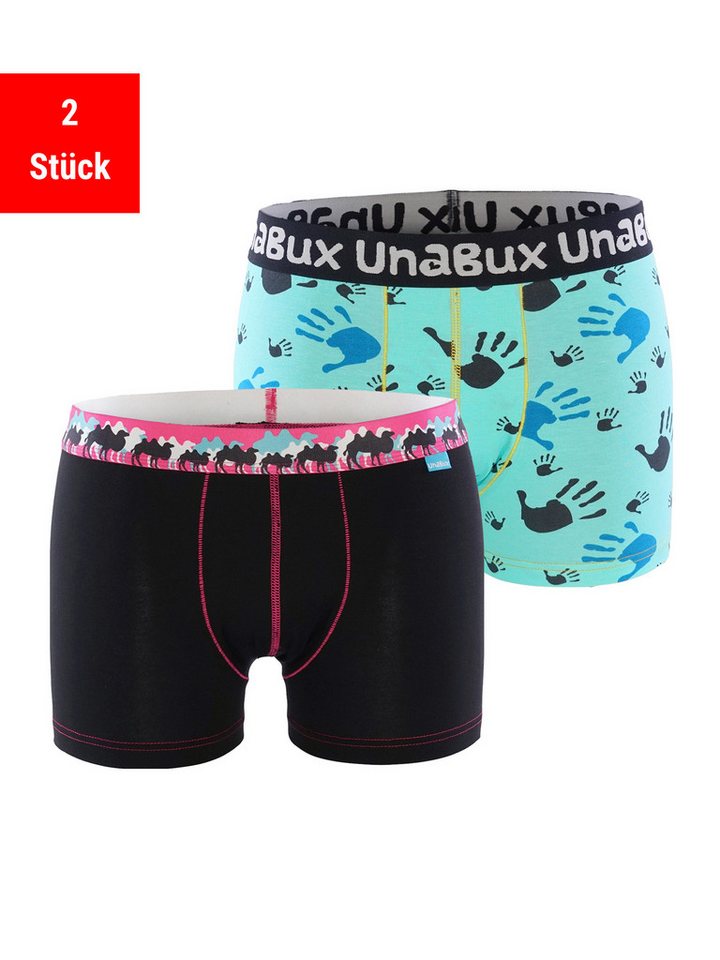 UnaBux Retro Pants Boxer Briefs CAMEL CARAVANE / RUPERT (2-St) von UnaBux