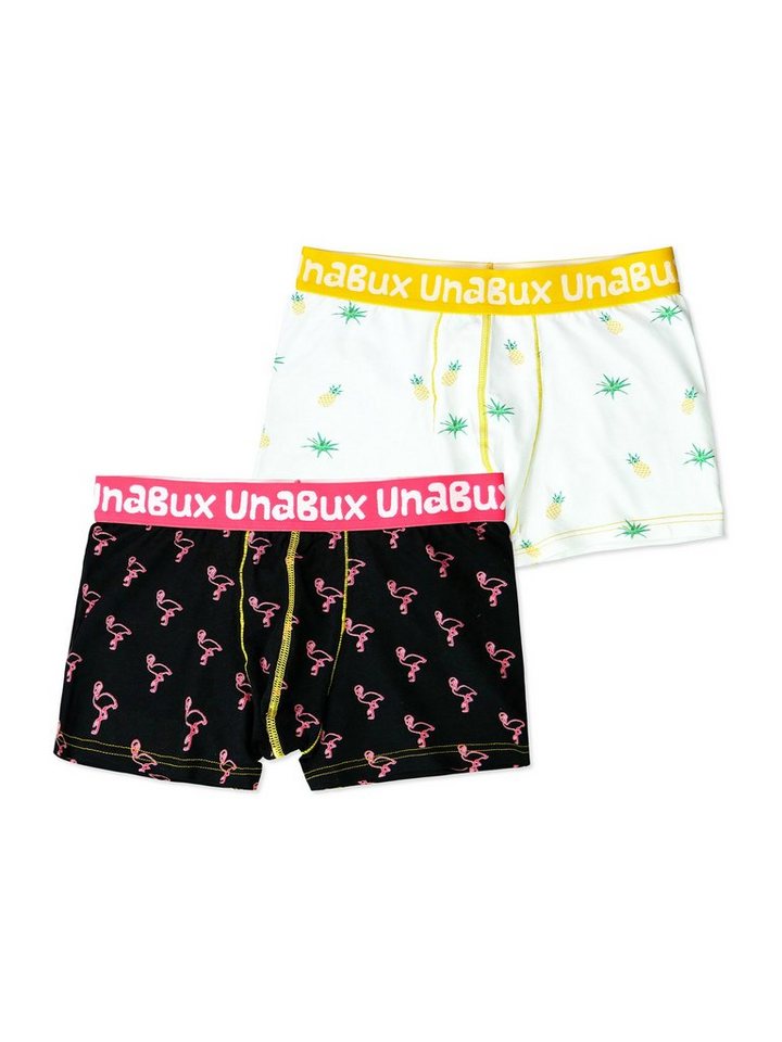 UnaBux Retro Boxer Herren Männer Briefs COSTA / FIVE FINGERS bunt Doppelpack (2-St) von UnaBux