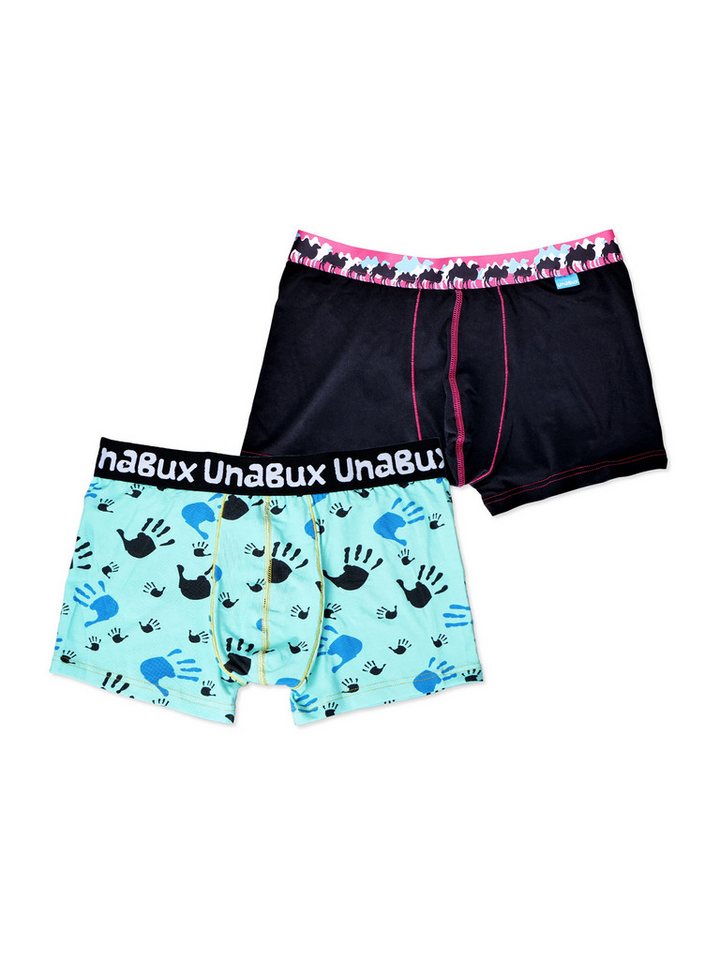 UnaBux Retro Pants Boxer Briefs FIVE FINGERS Mix (2-St) von UnaBux