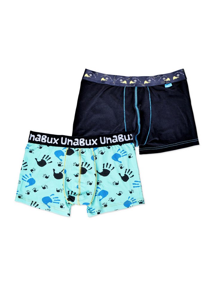 UnaBux Retro Pants Boxer Briefs FIVE FINGERS Mix (2-St) von UnaBux