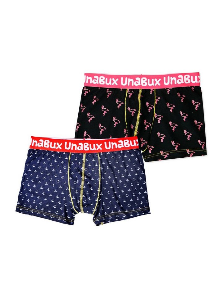 UnaBux Boxershorts Herren Männer Briefs GOOD OLD ANCHOR / FIVE FINGERS (2-St) von UnaBux