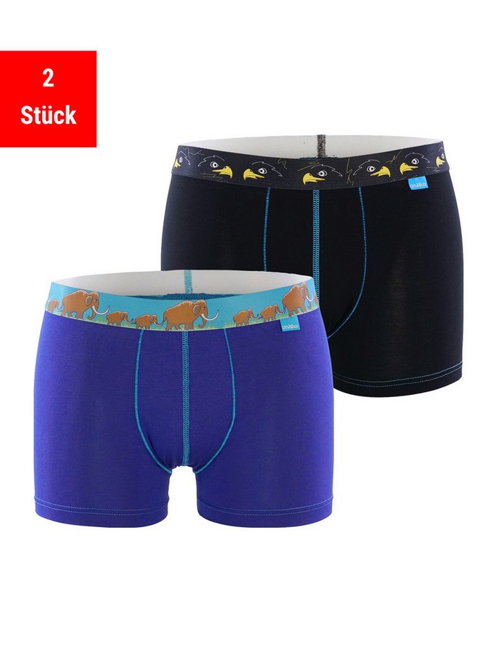 UnaBux Retro Pants Boxer Briefs HAWK HEAD / FIVE FINGERS (2-St) von UnaBux