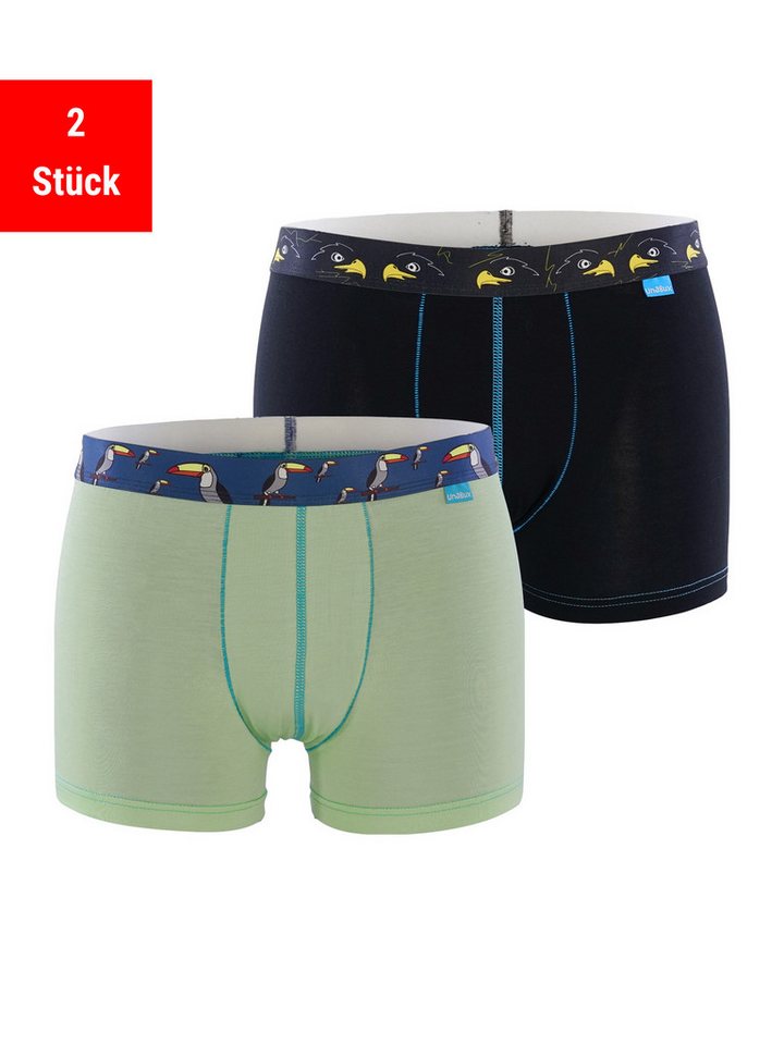 UnaBux Retro Pants Boxer Briefs HAWK HEAD / FIVE FINGERS (2-St) von UnaBux
