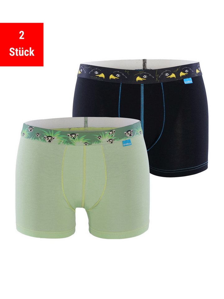 UnaBux Retro Pants Boxer Briefs HAWK HEAD / FIVE FINGERS (2-St) von UnaBux