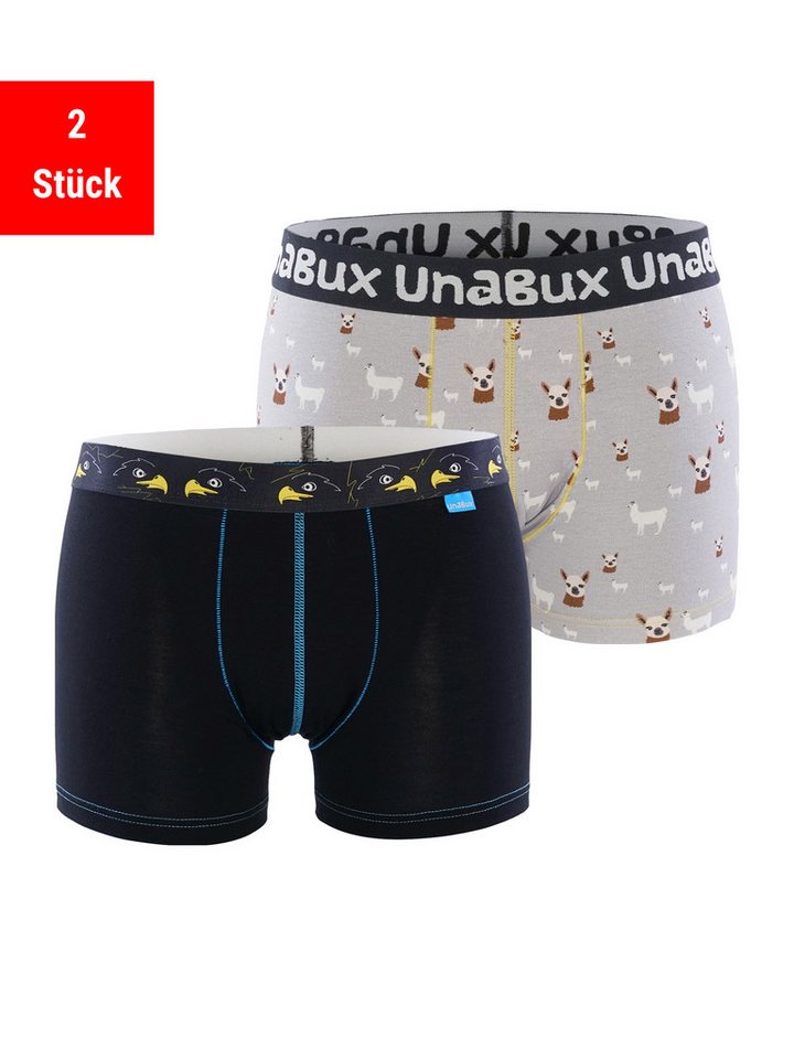 UnaBux Retro Pants Boxer Briefs HAWK HEAD / FIVE FINGERS (2-St) von UnaBux