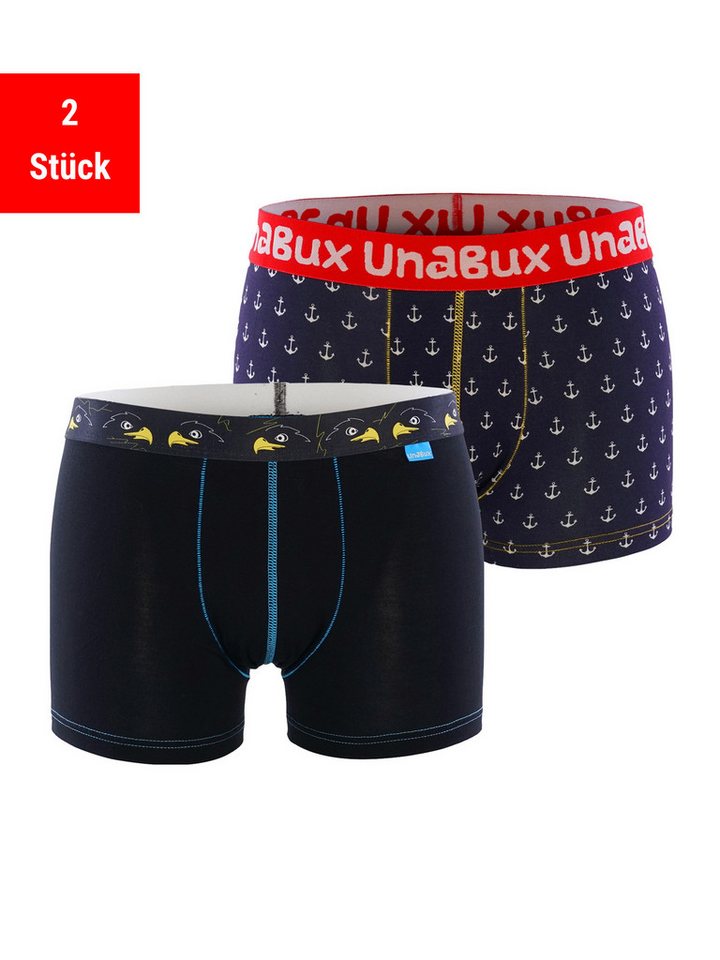 UnaBux Retro Pants Boxer Briefs HAWK HEAD / FIVE FINGERS (2-St) von UnaBux