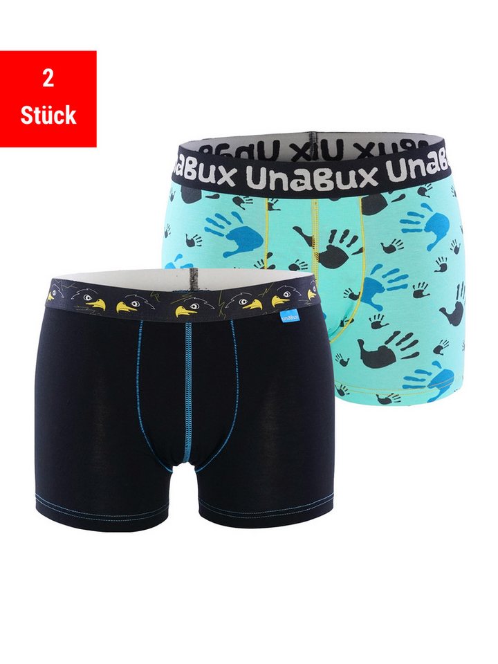 UnaBux Retro Pants Boxer Briefs HAWK HEAD / FIVE FINGERS (2-St) von UnaBux