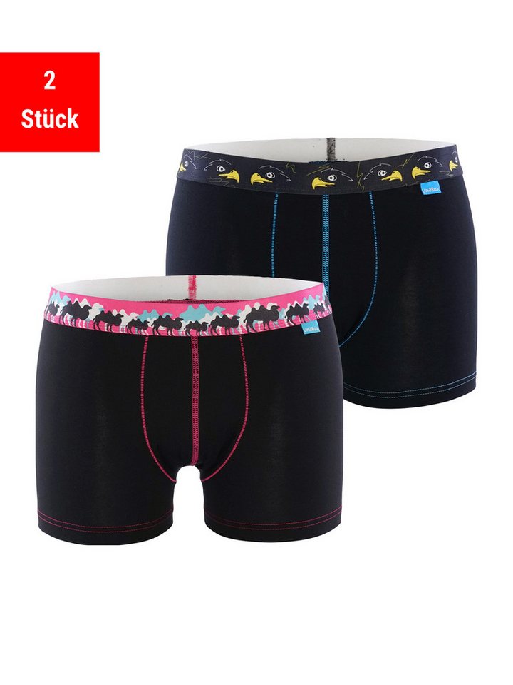 UnaBux Retro Pants Boxer Briefs HAWK HEAD / FIVE FINGERS (2-St) von UnaBux