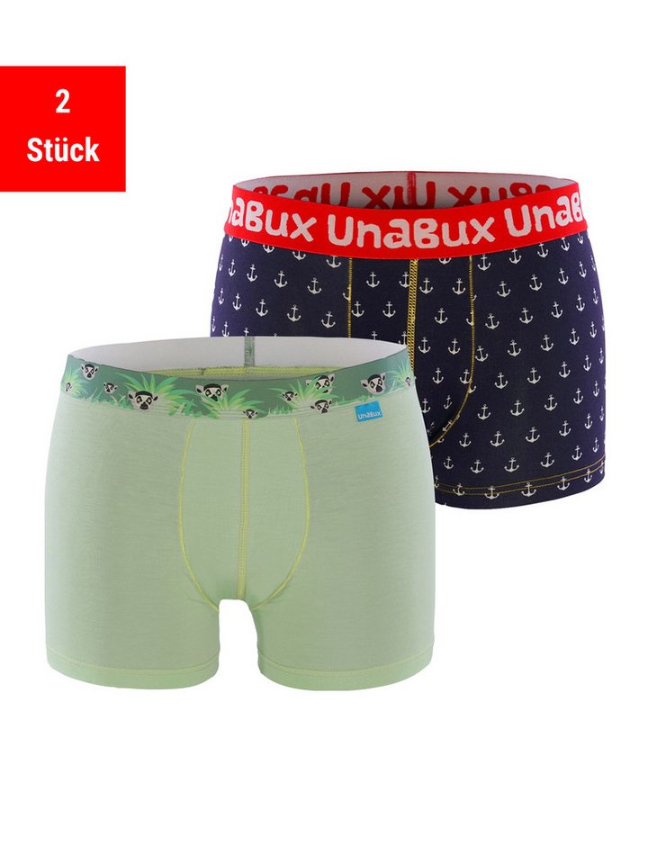 UnaBux Retro Pants Boxer Briefs KING JULIEN / FIVE FINGERS (2-St) von UnaBux