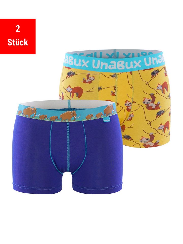 UnaBux Retro Pants Boxer Briefs MAMOUTH HIKE / FIVE FINGERS (2-St) von UnaBux
