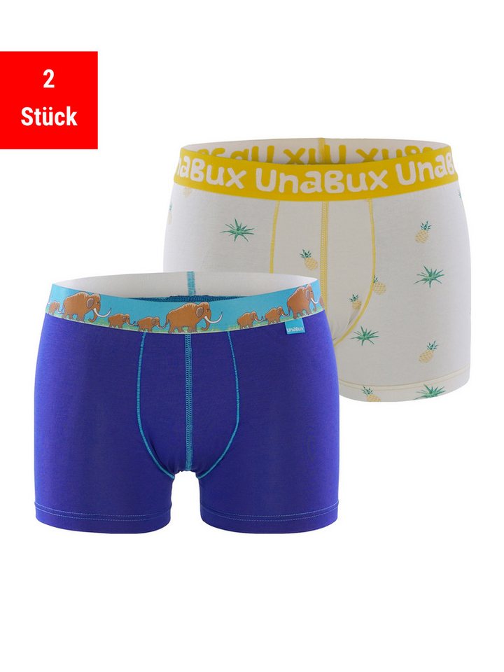 UnaBux Retro Pants Boxer Briefs MAMOUTH HIKE / FIVE FINGERS (2-St) von UnaBux