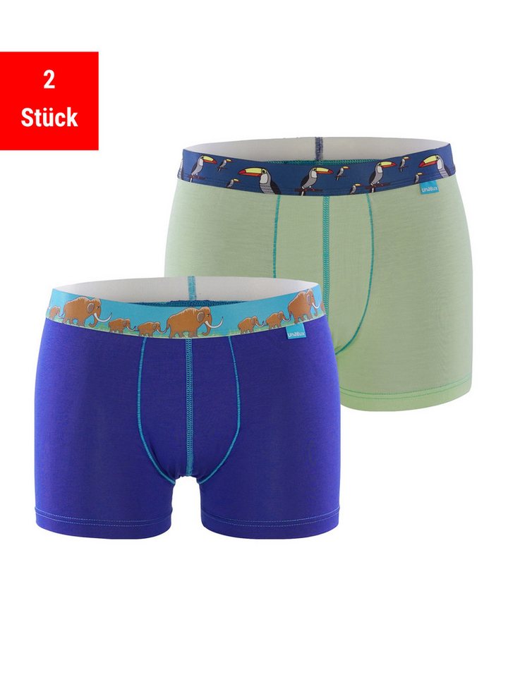 UnaBux Retro Pants Boxer Briefs MAMOUTH HIKE / FIVE FINGERS (2-St) von UnaBux