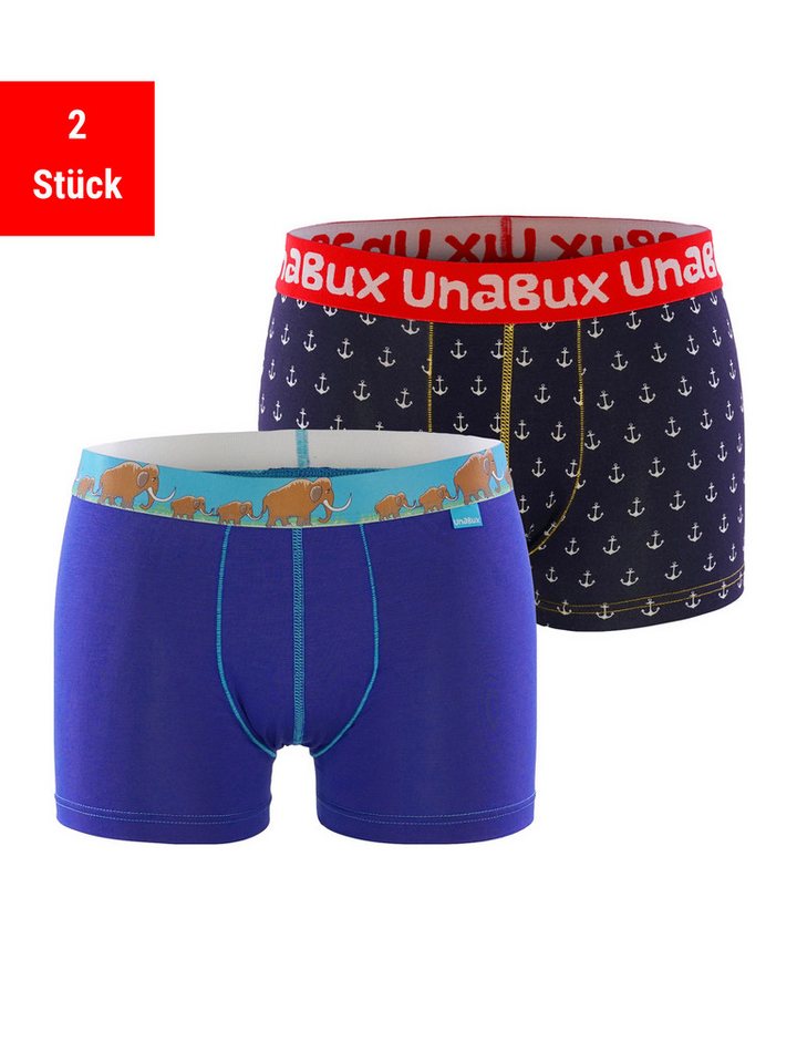 UnaBux Retro Pants Boxer Briefs MAMOUTH HIKE / FIVE FINGERS (2-St) von UnaBux
