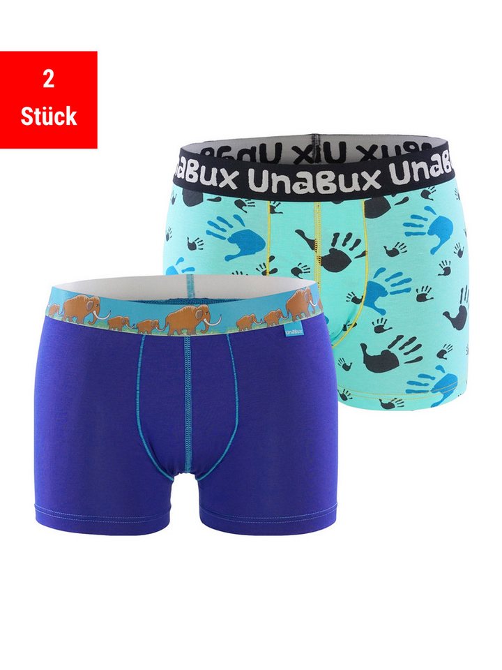 UnaBux Retro Pants Boxer Briefs MAMOUTH HIKE / FIVE FINGERS (2-St) von UnaBux