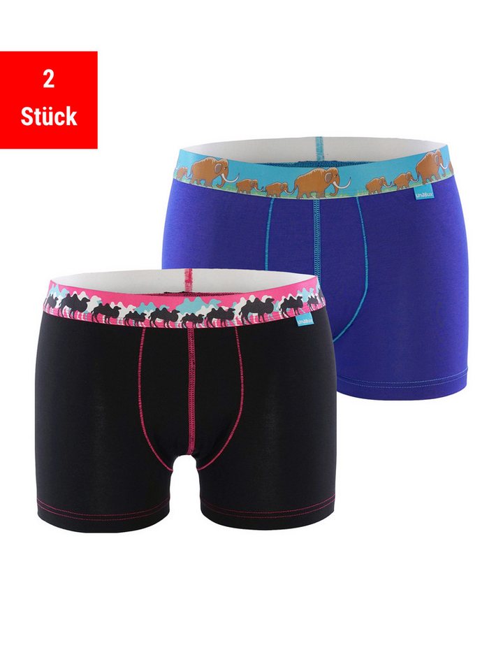 UnaBux Retro Pants Boxer Briefs MAMOUTH HIKE / FIVE FINGERS (2-St) von UnaBux