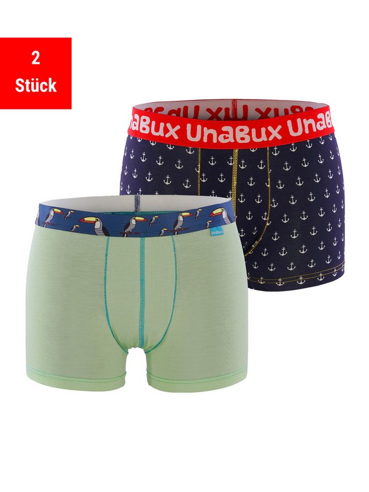 UnaBux Retro Pants Boxer Briefs TUCAN DANDY / FIVE FINGERS (2-St) von UnaBux
