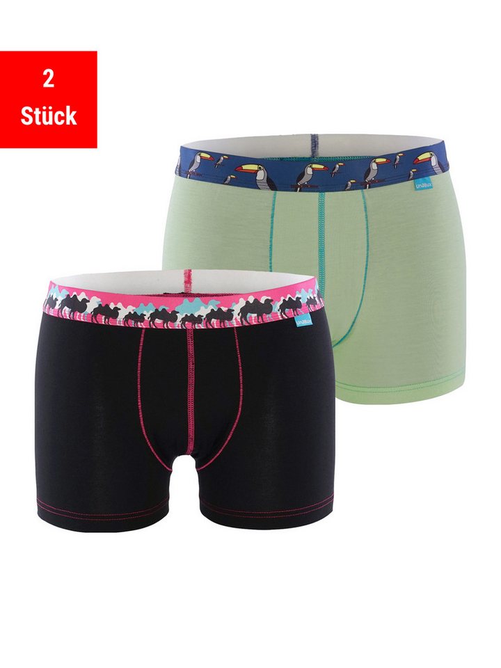 UnaBux Retro Pants Boxer Briefs TUCAN DANDY / FIVE FINGERS (2-St) von UnaBux
