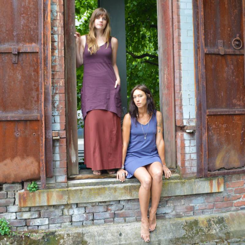 Dragonfly Dress - Perfekte Pocket Kleid 100% Bio Baumwolle Mit V-Ausschnitt von UnaPlumaShop