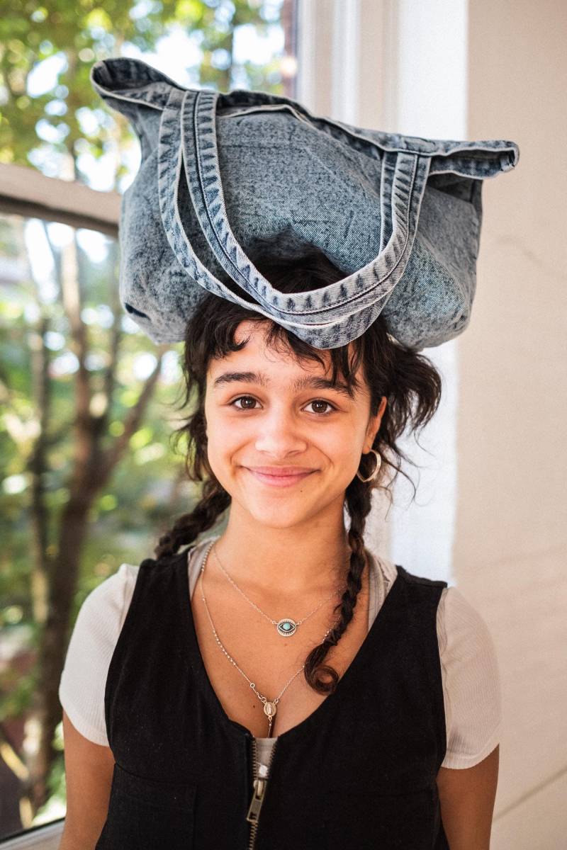 Einkaufstasche Aus Stonewashed Bio-Jeans Indigo Gefärbter Baumwollgriff von UnaPlumaShop