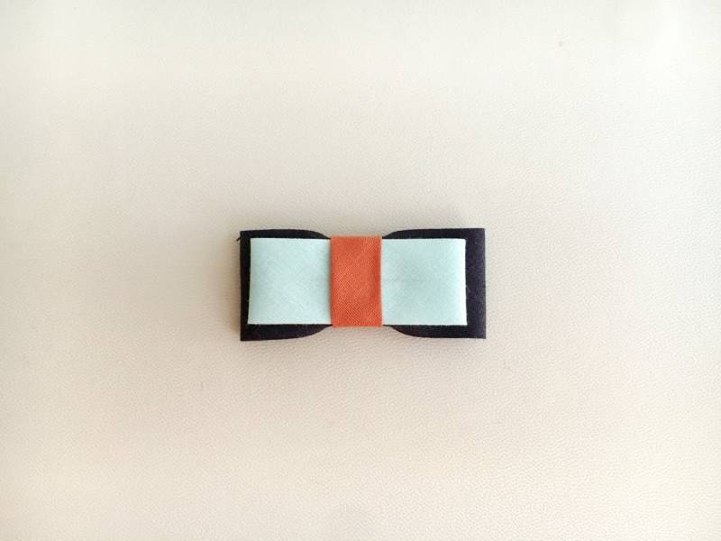 Haar-Clips/Haarspangen Beugen Baumwolle Handarbeit Mädchen Baby-Haar-Accessoires von UnaViolaSulBalcone