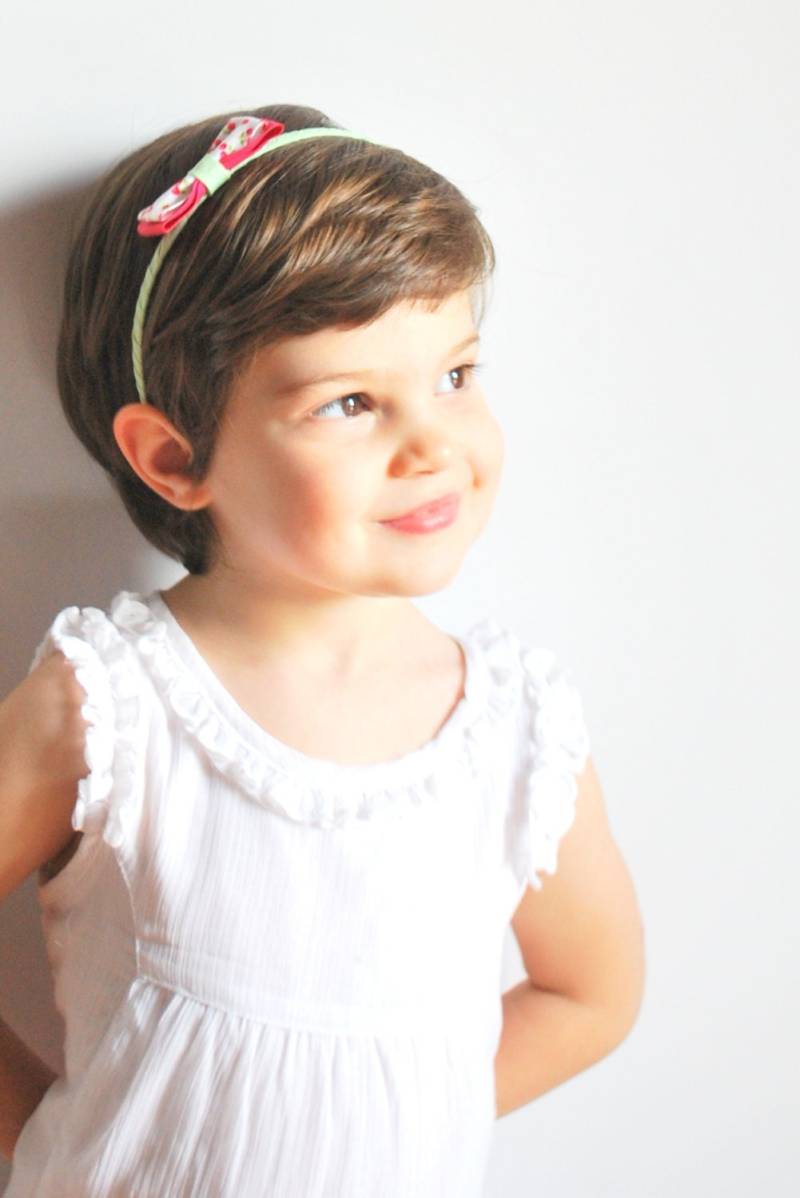 Haarreif Schleife/Baby Mädchen Haarband Kirsche Fantasie Handarbeit Haar-Accessoires von UnaViolaSulBalcone