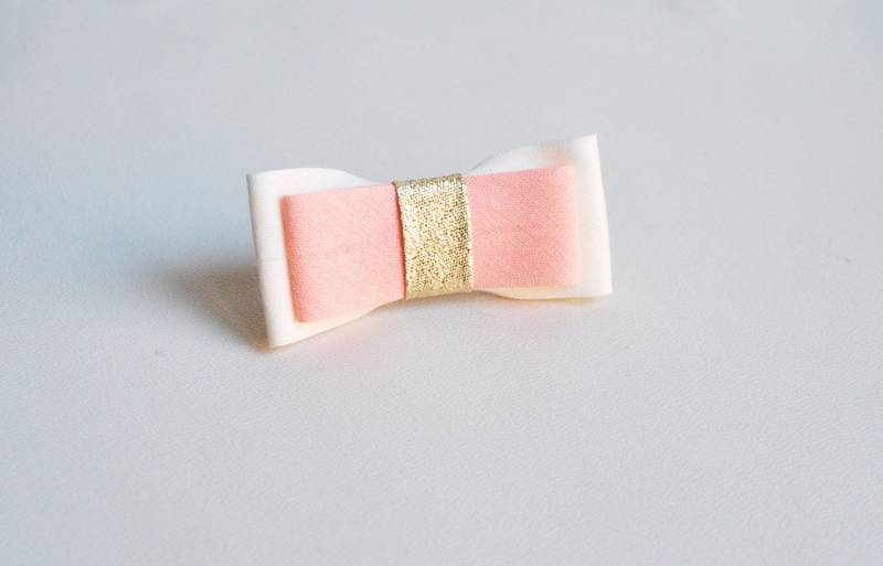 Haarspange/Mädchen Schleife Stoff Besondere Ereignisse Handarbeit Haar-Accessoires von UnaViolaSulBalcone