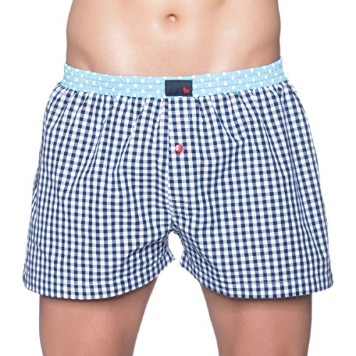 UNABUX Boxershorts Boxers Boxer Shorts Webboxer Unterwaesche Unterhose Briefs - GROESSE L von Unabux