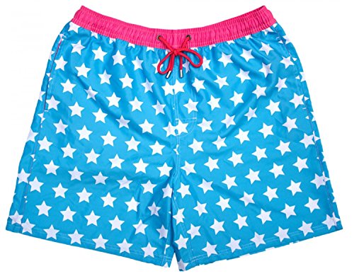 Unabux Badeshorts Boardshorts Strandshorts Shorts Badehose Farbwahl, Grösse:XXL - 8-56, Farbe:Design 05 von Unabux