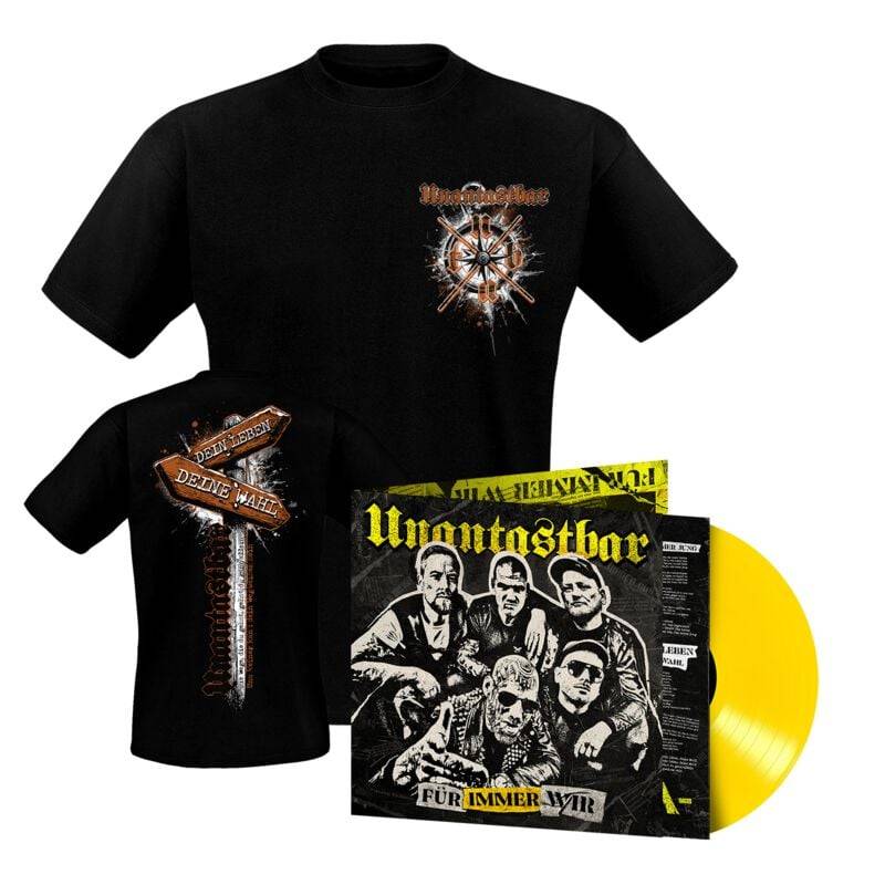 Für immer Wir von Unantastbar - LP & T-Shirt (Coloured, Limited Edition, Standard) von Unantastbar