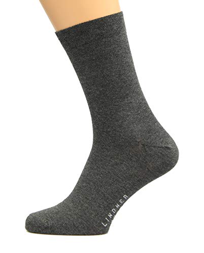 Max Lindner 10 Paar Businesssocken (45-47, grau) von Max Lindner