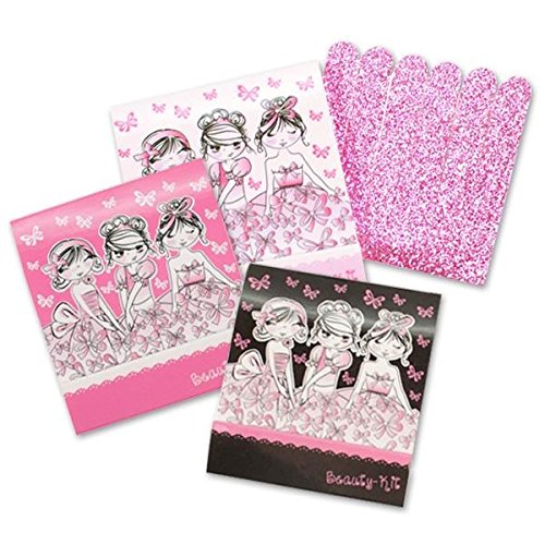 220129 3x BEST FRIENDS FOREVER Mädchen Glitzer Nagelfeilen 3x 6er Etui im Spar Set von Unbekannt