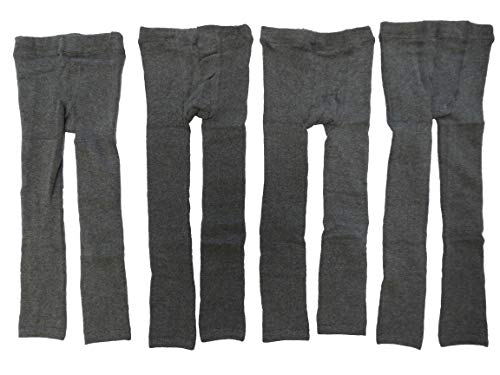 4er Pack Dunkelgraue Thermo Unisex Jungen und Mädchen Leggings Größe 86-134 (110-122) von Unbekannt