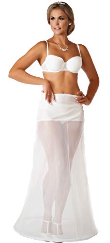 A Linie Reifrock Neu 1 Ring A-Linie Weiß Brautkleid Unterrock Petticoat (6XL) von Unbekannt