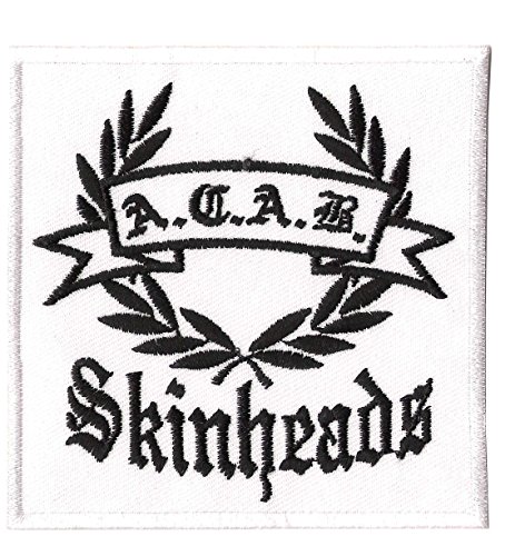 A.C.A.B. Skinheads - Aufnäher, Farbe: Weiß/Schwarz von Unbekannt