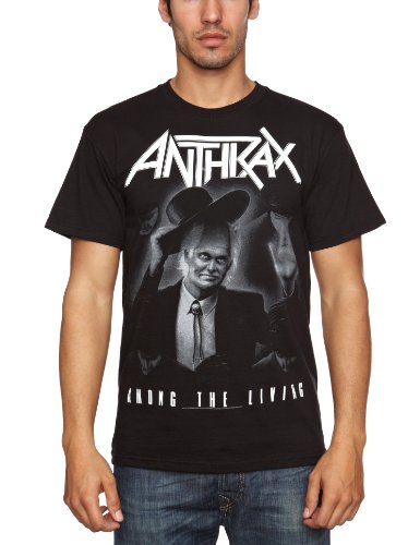 Anthrax Men Among The Living Kurzarm-T-Shirt Gr. XL, Schwarz von Unknown
