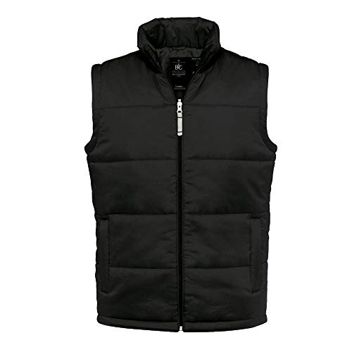 Unbekannt B&C Herren Opaque Mao Ärmellose Weste Schwarz Schwarz Größe:XXX-Large von GIDUTEX