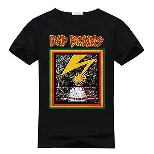 Bad Brains Herren-T-Shirt, kurzärmlig, Schwarz Gr. XL, Schwarz von Unbekannt