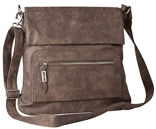 Bag Street Damentasche Umhängetasche Handtasche Schultertasche T0103 Braun von Unbekannt