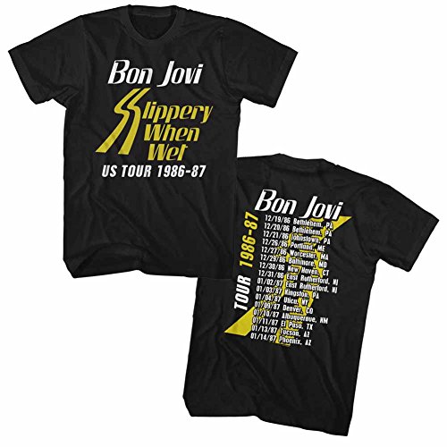 Bon Jovi - Herren Ssw Tour T-Shirt, Large, Black von Unbekannt