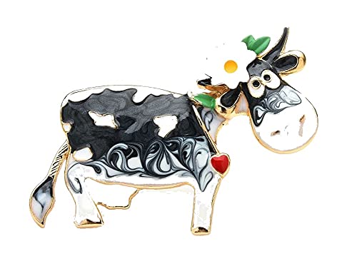 Brosche Schmuck in Gänseblümchenoptik aus Stahl., Edelstahl von Unbekannt