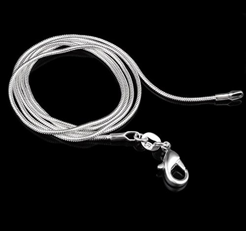 Damen Halskette Schlangenkette Länge: ca. 22cm Gewicht: ca. 5g Kette ist aus 925 Sterling Silber Kette von Unbekannt