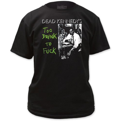 Dead Kennedys – Herren Too Drunk T-Shirt in Schwarz von Unbekannt