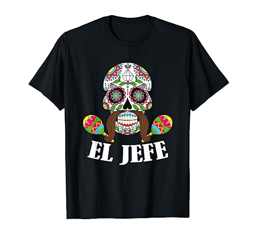 Dias de los Muertos Mexikanischer Tag der Toten El Jefe | Herren T-Shirt von unknown