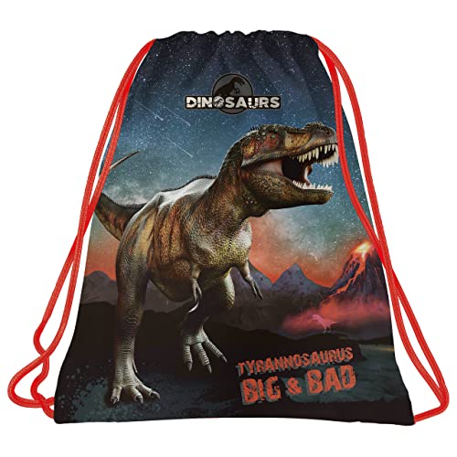 Dinosaurier Kinder Dino Turnbeutel Sportbeutel Sport Schuhbeutel Tasche T - Rex Motiv von Unbekannt